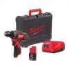 Perceuse visseuse sans fil Milwaukee M12 BDD-201C - Perceuse visseuse Li-Ion 12V (1x batterie 2,0Ah) dans mallette - 30Nm - 4933479439 -Milwaukee Soldes Boutique 0002f5258ba74f78196c2d0a10e7e8cf