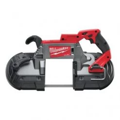 Scie à ruban portative sans fil Milwaukee M18 CBS 125-0 Scie à ruban sans fil 18V Li-Ion (machine seule) - 125x125 mm - moteur brushless - 4933447150