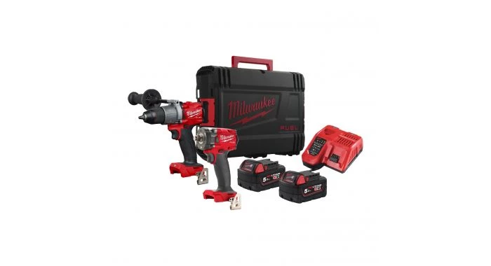 Pack outils sans fil Milwaukee 4933478767 / M18 FPP2T2-502X 3 Pack outils sans fil Milwaukee 4933478767 / M18 FPP2T2-502X