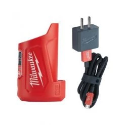 Chargeur de batterie Milwaukee Chargeur de batterie Li-Ion M12 TC 12V avec USB - 4932459450