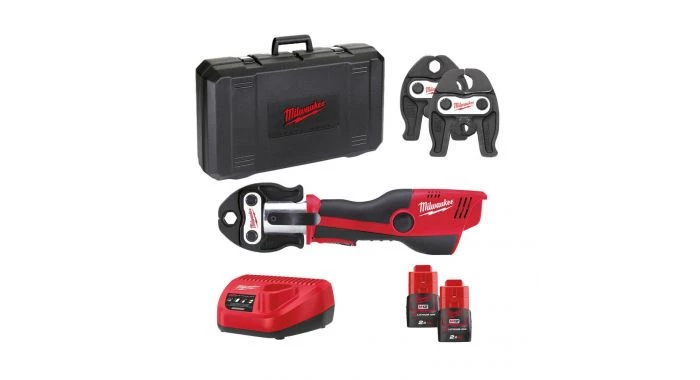 Pince à sertir sans fil Milwaukee M12 HPT-202C M Li-Ion outil de presse hydraulique - 12V - 4933443095 3 Pince à sertir sans fil Milwaukee M12 HPT-202C M Li-Ion outil de presse hydraulique - 12V - 4933443095