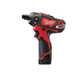 Perceuse visseuse sans fil Milwaukee M12 BD-202C - Set perceuse visseuse Li-Ion 12V (2x batterie 2.0Ah) dans mallette - 30Nm - 4933441900