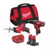 Pack outils sans fil Milwaukee M12 BPP2C-402B PowerPack (C12 HZ + M12 BDD + 2 x 4,0 Ah batterie + 60 min. chargeur + contractor bag) - 12V - 4933441230 -Milwaukee Soldes Boutique 7f7c7a91833dcc2cfa4be140fe1349a0