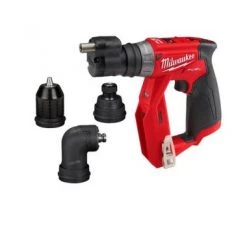 Perceuse visseuse sans fil Milwaukee M12 FDDXKIT-0X Perceuse visseuse sans fil avec 4 mandrins amovibles - 12V Li-ion - 34 Nm - Machine seule