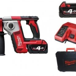 Marteau perforateur sans fil Milwaukee M18 BH-402C Perforateur SDS-plus à batteries 18V Li-Ion (2x batterie 4.0Ah) dans coffret - 1,2J - 4933443330