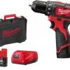 Perceuse visseuse sans fil Milwaukee M12 BDD-202C - Set perceuse visseuse Li-Ion 12V (2x batterie 2.0Ah) dans mallette - 30Nm - 4933441915 -Milwaukee Soldes Boutique 9e43bcae06ba6469d2041b53d3ce68a2