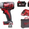 Clé à choc sans fil Milwaukee M18 BIW12-502C - Set clé à choc Li-Ion 18V (2x batterie 5.0Ah) dans mallette - 240Nm - 1/2" 2 Clé à choc sans fil Milwaukee M18 BIW12-502C - Set clé à choc Li-Ion 18V (2x batterie 5.0Ah) dans mallette - 240Nm - 1/2" -Milwaukee Soldes Boutique 9eccc20a9482be1b61c612f458486236