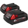 Batterie Milwaukee M18 B2 pack 2 batteries - 18V Li-Ion - 2 batteries 2,0 Ah -Milwaukee Soldes Boutique aa1176b2dc83a2c2ef426e9835160c5b