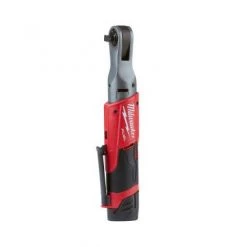 Clé à cliquet sans fil Milwaukee M12 FIR38-201B Clef à cliquet compacte à batteries 12V Li-Ion (1x batterie 2Ah) dans sac - 3/8" - moteur sans charbon