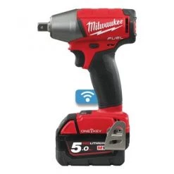 Clé à choc sans fil Milwaukee M18 ONEIWP12-502X ONE-KEY - Set clé à choc Li-Ion 18V - (2x batterie 5.0Ah) dans HD BOX - 300Nm - 1/2" - moteur brushless - 4933451372