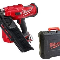 Cloueuse sans fil Milwaukee M18 FFN-0C - Cloueur Li-Ion 18V dans mallette (machine seule) - 2,9-3,32mm - 50-90mm - 4933471406