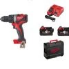 Perceuse visseuse sans fil Milwaukee M18 BLDD2-402X Batterie Li-Ion 18V Set perceuse / tournevis à percussion dans un boîtier HD - carbone sans balais - 82Nm - 4933464559 -Milwaukee Soldes Boutique ad3aef51f685366fa4d8b5dc554a34ad