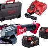 Meuleuse d'angle sans fil Milwaukee M18 CAG125X-502X - Set meuleuse d'angle Li-Ion 18V (2x batterie 5.0Ah) dans coffret HD BOX - 125mm - moteur brushless - interrupteur à glissière - 4933448866 -Milwaukee Soldes Boutique bf9cdb6adbef6d690edd3cd46e713b2d