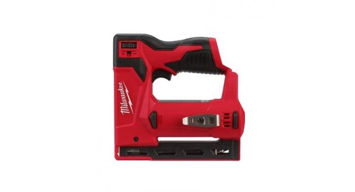 Cloueuse sans fil Milwaukee M12 BST-202X Set d'agrafeuse Li-ion 12V (2 x 2,0 Ah d'accu) en boîte HD - 6-14mm - 4933459635 4 Cloueuse sans fil Milwaukee M12 BST-202X Set d'agrafeuse Li-ion 12V (2 x 2,0 Ah d'accu) en boîte HD - 6-14mm - 4933459635 – Image 2