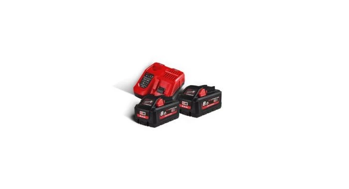 Kit de démarrage sans fil Milwaukee M18 HNRG-802 18V Li-Ion High Output NRG Set de démarrage (2x 8.0Ah accu) + rapidechargeur - 4933471073 3 Kit de démarrage sans fil Milwaukee M18 HNRG-802 18V Li-Ion High Output NRG Set de démarrage (2x 8.0Ah accu) + rapidechargeur - 4933471073