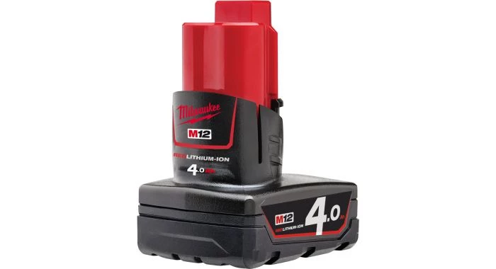 Batterie Milwaukee M12 B4 - Batterie Li-Ion - 4.0Ah - 4932430065 3 Batterie Milwaukee M12 B4 - Batterie Li-Ion - 4.0Ah - 4932430065