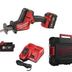 Scie sabre sans fil Milwaukee M18 FHZ-502X Scie sabre à batteries 18V Li-Ion (2x batterie 5,0Ah) dans HD Box - 22mm - 4933459885