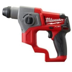 Perforateur burineur sans fil Milwaukee M12 CH-0 Marteau perforateur SDS-plus sans fil 12V Li-Ion (machine seule) - 1,1J - moteur brushless - 4933441947