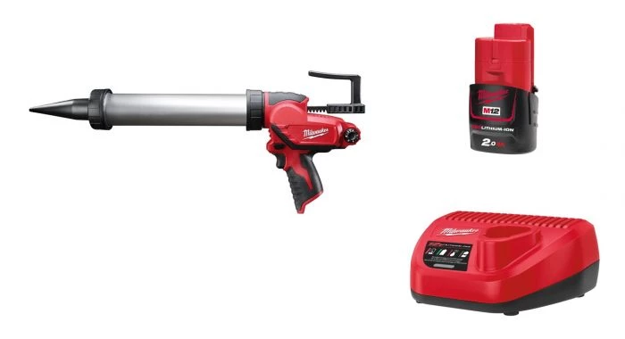 Pistolet à colle sans fil Milwaukee M12 PCG/400A-201B Li-Ion pistolet à colle / mastic avec porte-cartouche - 12V - 4933441665 3 Pistolet à colle sans fil Milwaukee M12 PCG/400A-201B Li-Ion pistolet à colle / mastic avec porte-cartouche - 12V - 4933441665