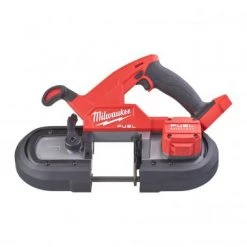 Scie à ruban portative sans fil Milwaukee M18 FBS85-0C - Scie à ruban sans fil Li-Ion 18V (machine seule) dans mallette - moteur brushless