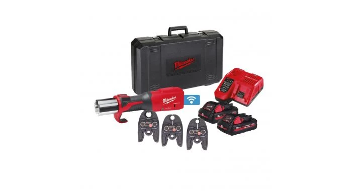 Pince à sertir sans fil Milwaukee 4933478309 / M18 ONEBLHPT-302C U-set 3 Pince à sertir sans fil Milwaukee 4933478309 / M18 ONEBLHPT-302C U-set